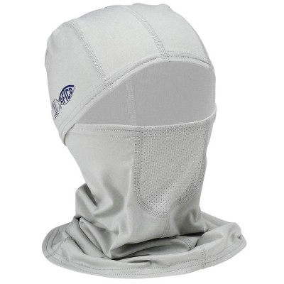 Shop Online Aftco MSM3028 Fish Ninja Hood Sun Mask Silver Heather Marine Hub