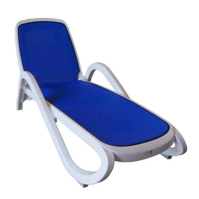 Shop Online Nardi Alfa Sun Lounger White Blue Marine Hub