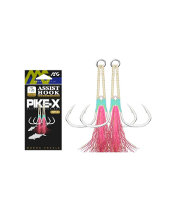 Magna Tackle Pike-X UV+Lumo Flash Tinsel Assist Hook