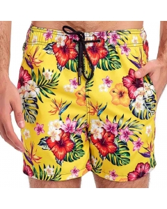 Just Nature Men's Swim Shorts - Tropical Sunlight