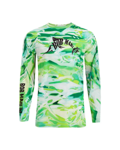 Bob Marlin Performance Shirt - Green Storm