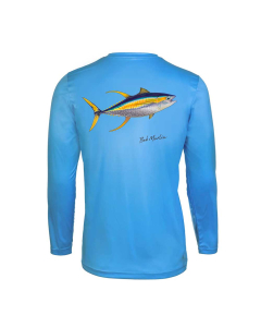 Bob Marlin Performance Shirt Natty - Tuna Blue