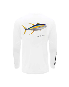 Bob Marlin Performance Shirt Natty - Tuna White