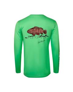 Bob Marlin Performance Shirt Natty - Grouper Green