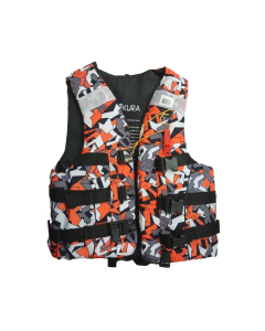 Oakura Buoyancy Life Jacket J04 - Camo Orange