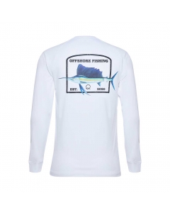 Qassar UPF50+ High Performance Full Sleeve Shirt - Sailfish White