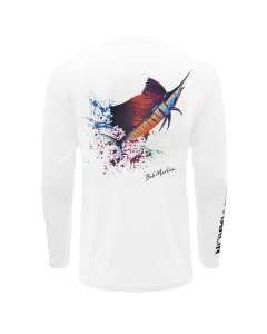 Bob Marlin Sail Rebel Performance Shirt - White