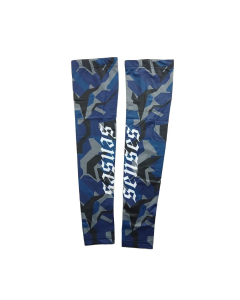 Senses Anti UV Arm Sleeve Length - Blue Camo